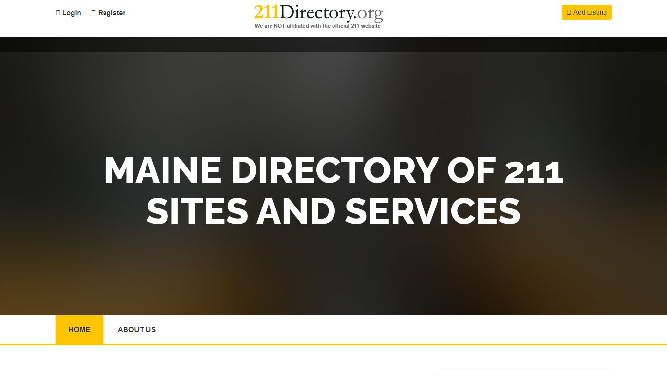 Maine 211 Directory Community Resources